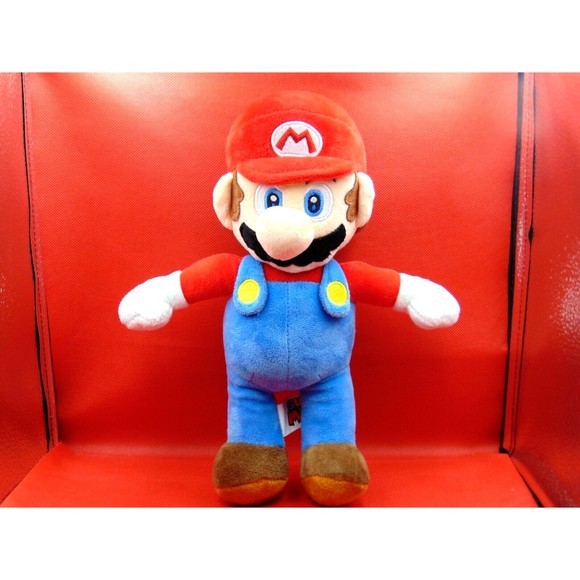 SUPER MARIO BRO'S PLUSH TOYS, SUPER MARIO 12" - Picture 1 of 4